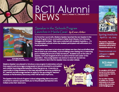 BCTI Alumni News - December 2013