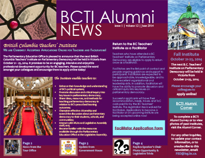 BCTI Alumni News - ​November 2014