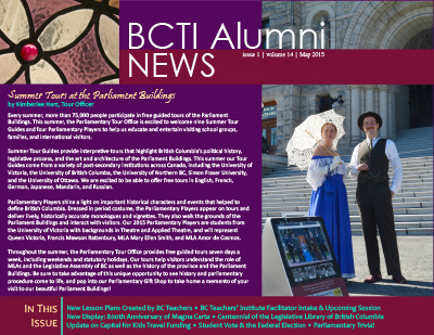 BCTI Alumni News - May 2015