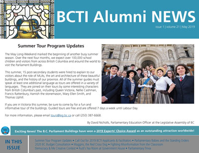 BCTI Alumni News - May 2019