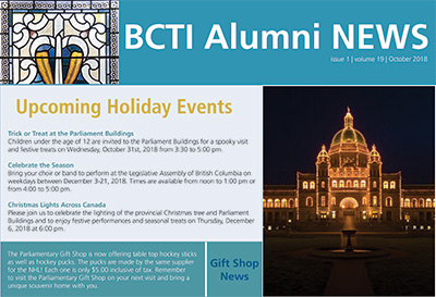 BCTI Alumni News - October 2018