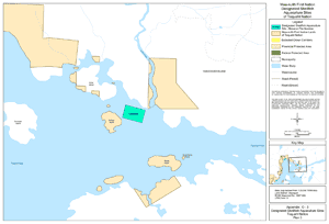 Appendix O-3: Designated Shellfish Aquaculture Sites - Toquaht Nation, Plan 3