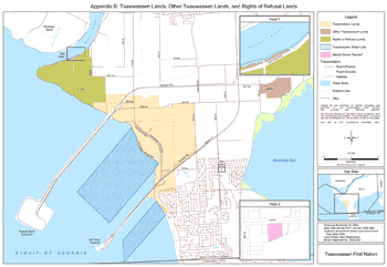 Appendix B: Map of Tsawwassen Lands, Other Tsawwassen Lands and Rights of Refusal Lands