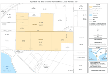 Appendix C-1-2: Detail of Former Provincial Crown Lands - Parcels 3 and 4