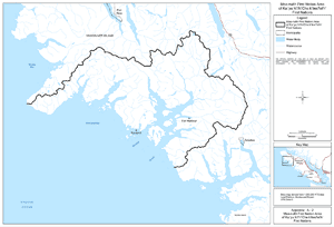 Appendix A-2: Map of Maa-nulth First Nation Area of Ka:'yu:'k't'h'/Che:k'tles7et'h' First Nations