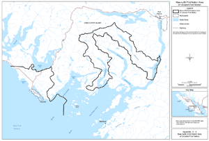 Appendix A-5: Map of Maa-nulth First Nation Area of Ucluelet First Nation