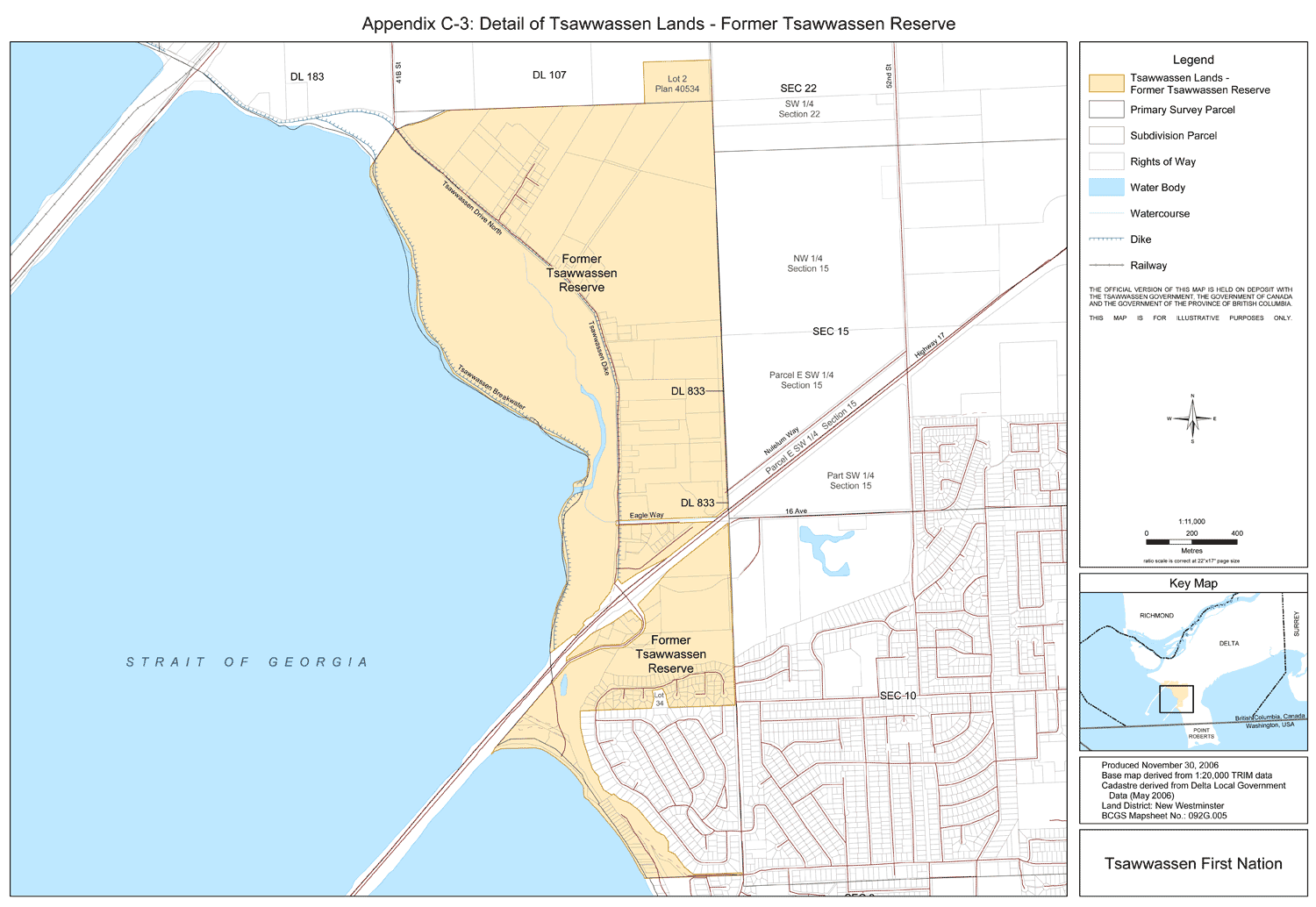 Appendix C-3: Detail of Tsawwassen Lands - Former Tsawwassen Reserve
