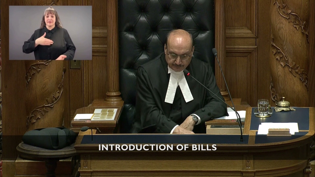 MLA Darlene Rotchford introduces a Private Member's bill, 2025