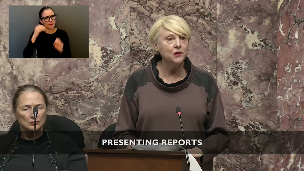 MLAs Presenting A Committee Report