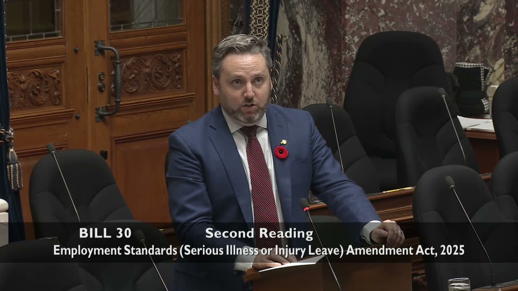 MLA Dew in the Second Reading of Bill 30, 2025