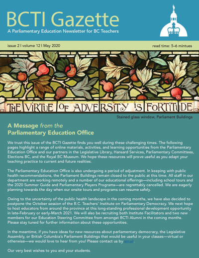 BCTI Gazette May 2020