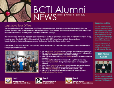 BCTI Alumni News - ​June 2012